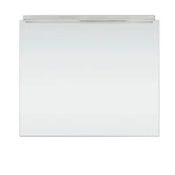 Miroir de salle de bains lumineux LED effet chêne clair l.60 cm, Calao