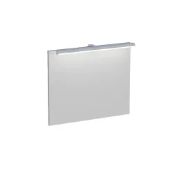 Miroir de salle de bains lumineux LED effet chêne clair l.60 cm, Calao