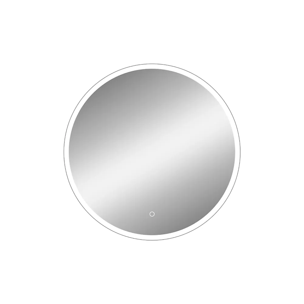 MPGlass Miroir de salle de bains lumineux LED rond Ø 70 cm Bishop 2