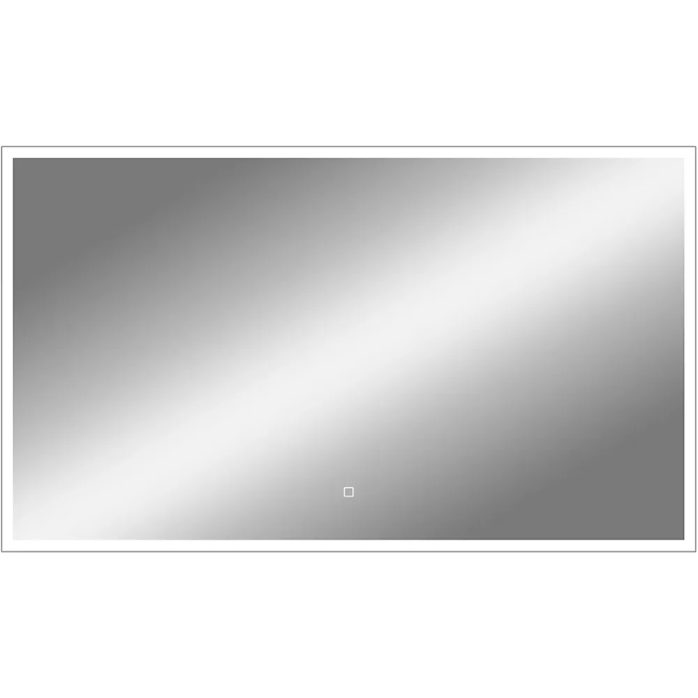 MPGlass Miroir de salle de bains lumineux LED rectangulaire l. 120 x H. 70 cm Bishop 2
