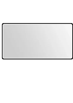 MPGlass Miroir de salle de bains lumineux LED noir 70 x 140 cm, Lyon Chic