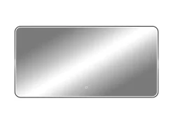 MPGlass Miroir de salle de bains lumineux LED rectangulaire l. 140 x H. 70 cm Denver