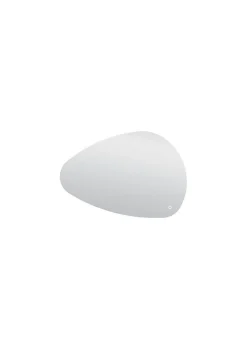Miroir Lumineux|MPGlass Miroir de salle de bains lumineux LED 55 x 80 cm, argenté, Stone
