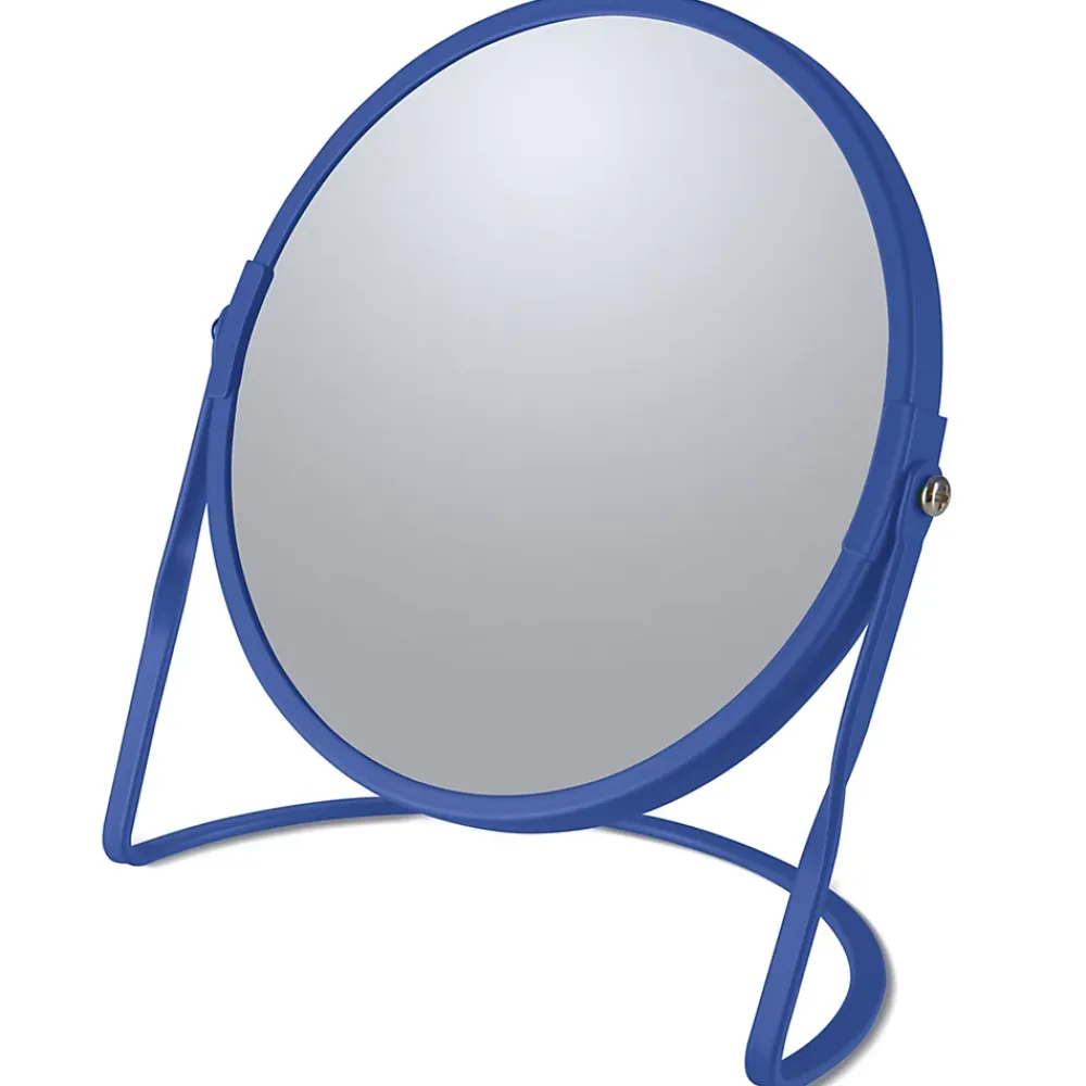 Miroir Grossissant|Spirella Miroir de salle de bains grossissant métal, bleu royal, Akira