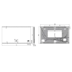 MPGlass Miroir de salle de bains lumineux LED connecté 70 x 120 cm, argenté, BroadWay