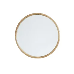 Berah Getah Miroir en mindi massif rond 50 cm