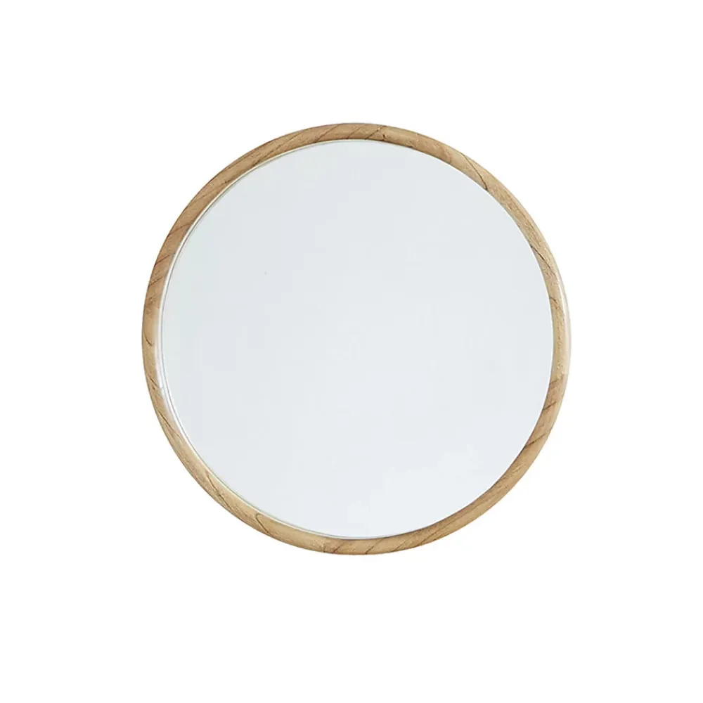 Berah Getah Miroir en mindi massif rond 50 cm