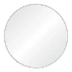 Miroir Simple|Mob-In Miroir en métal rond D60cm EMA Blanc