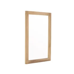Miroir Simple|Berah Getah Miroir en teck massif rectangulaire