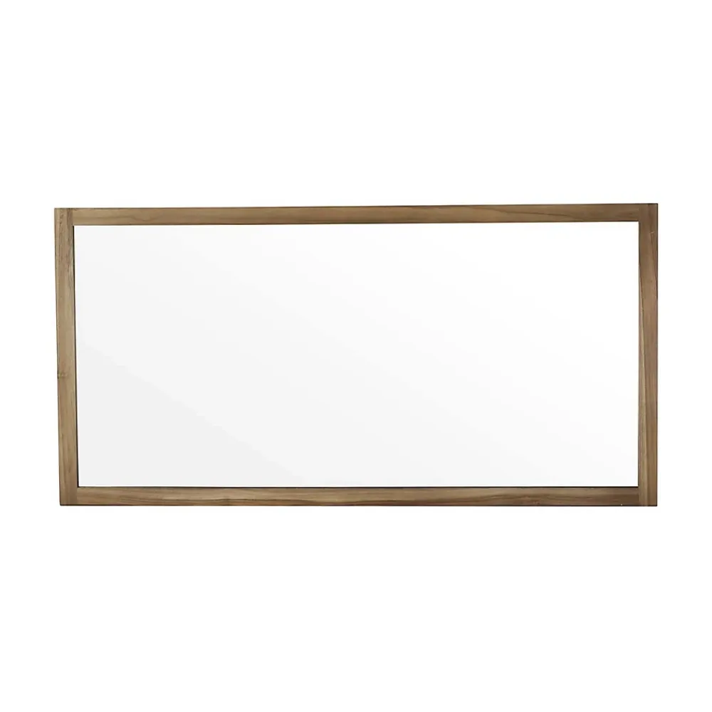 Miroir Simple|Berah Getah Miroir en teck massif rectangulaire 160 cm