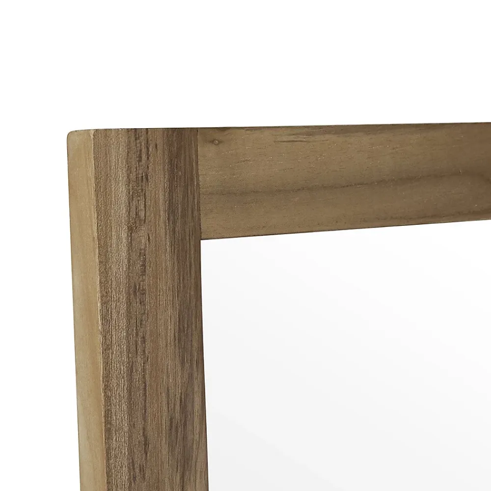 Miroir Simple|Berah Getah Miroir en teck massif rectangulaire 160 cm