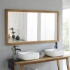 Miroir Simple|Berah Getah Miroir en teck massif 150x80 cm