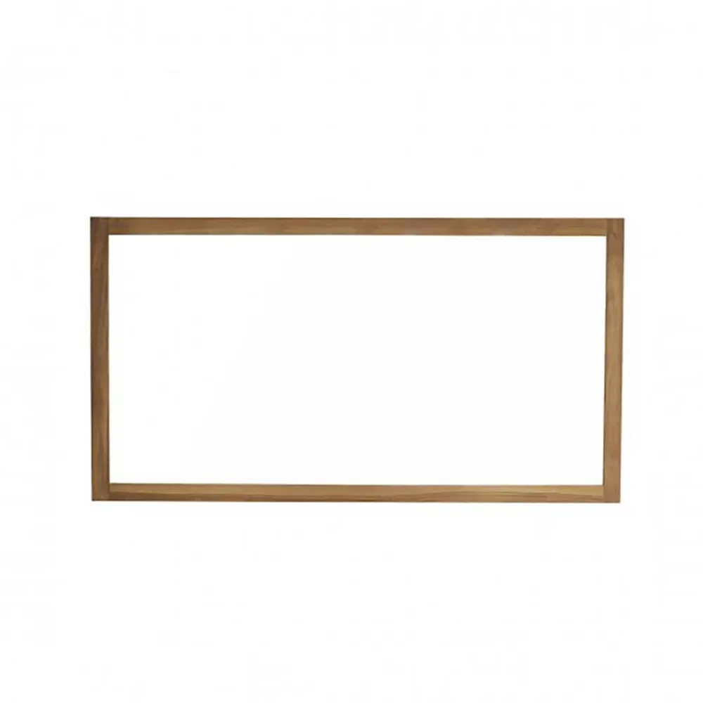 Miroir Simple|Berah Getah Miroir en teck massif 150x80 cm