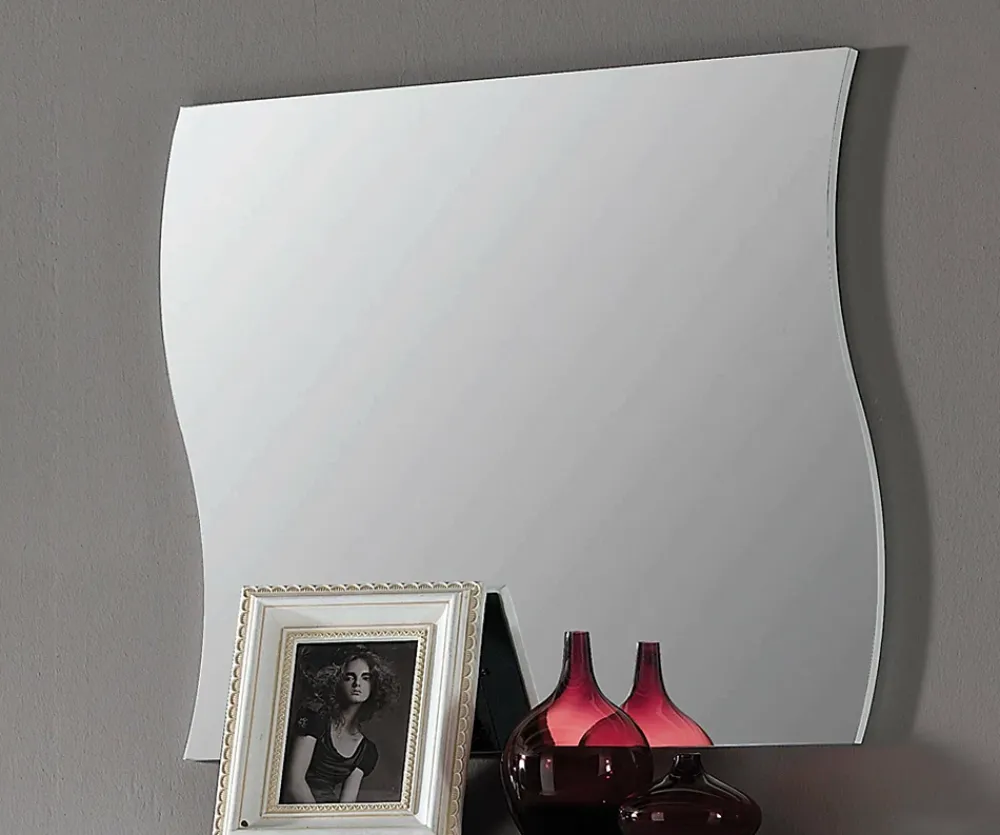 Miroir Simple|Dmora Miroir Ettore, Miroir de salle de bain, 100% Made in Italy, 110x2h60 cm