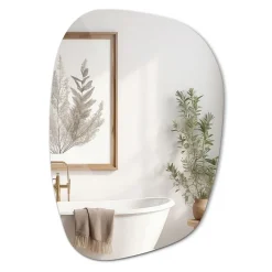 Tulup Miroir forme originale 79 x 57 cm pour le salon chambre