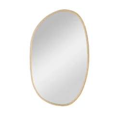 Miroir Simple|Mob-In Miroir galet réversible en chêne 40x65cm