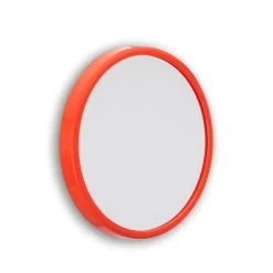 Kiamami Valentina Miroir Grossissant 13 Cm Avec Ventouse Et Cadre Rouge