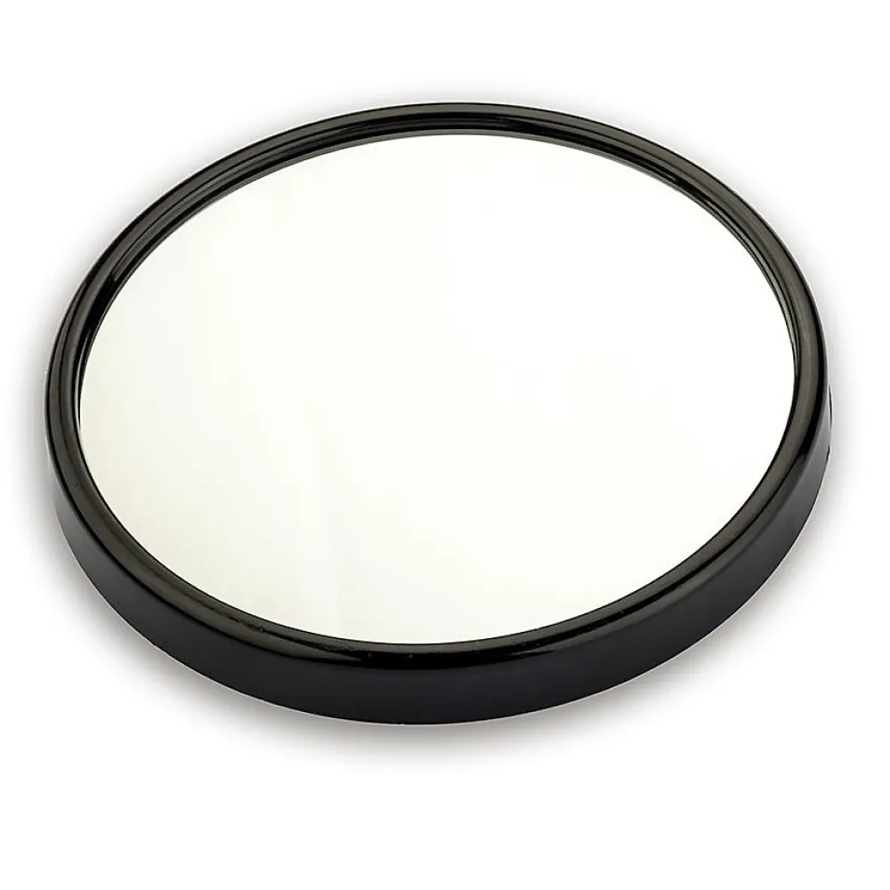 Miroir Grossissant|Kiamami Valentina Miroir Grossissant Avec Ventouses Et Cadre Noir 13 Cm