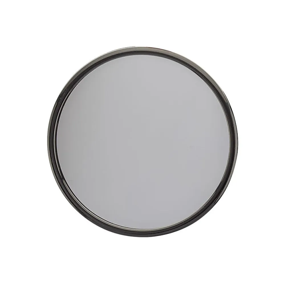 Miroir Grossissant|Kiamami Valentina Miroir Grossissant Avec Ventouses Et Cadre Noir 13 Cm