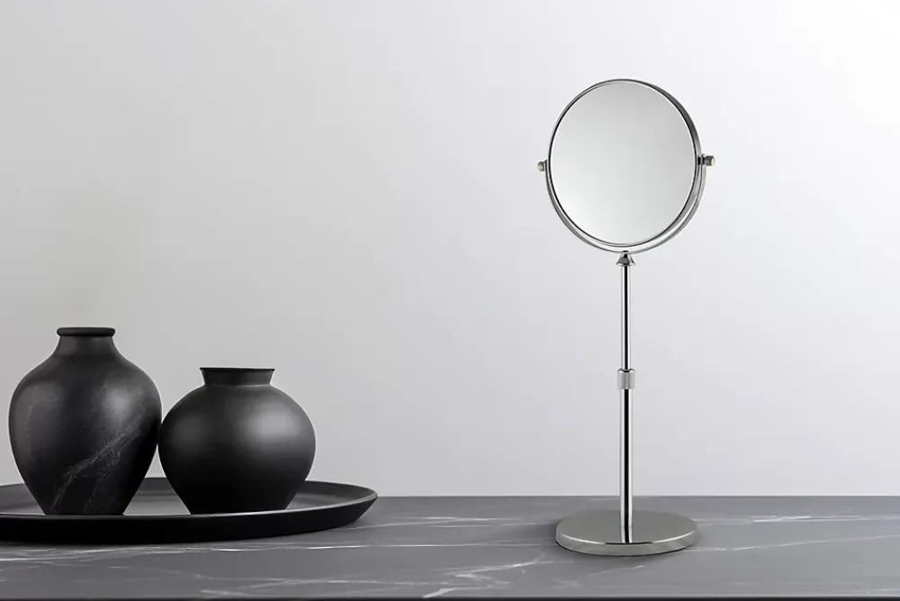 Miroir Grossissant|MPGlass Miroir grossissant double face sur pied télescopique, à poser, MP Glass Tess