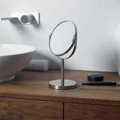 Miroir Grossissant|Spirella Miroir grossissant sur pied Acier SYDNEY Chromé