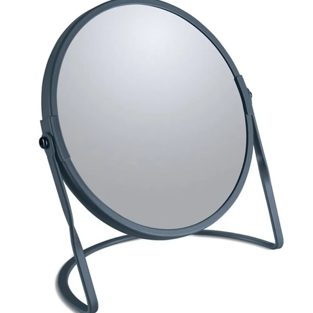 Miroir Grossissant|Spirella Miroir grossissant sur pied Acier AKIRA Pétrole mat