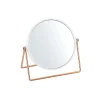 MSV Miroir grossissant sur pied PRETTY Effet Cuivré Blanc