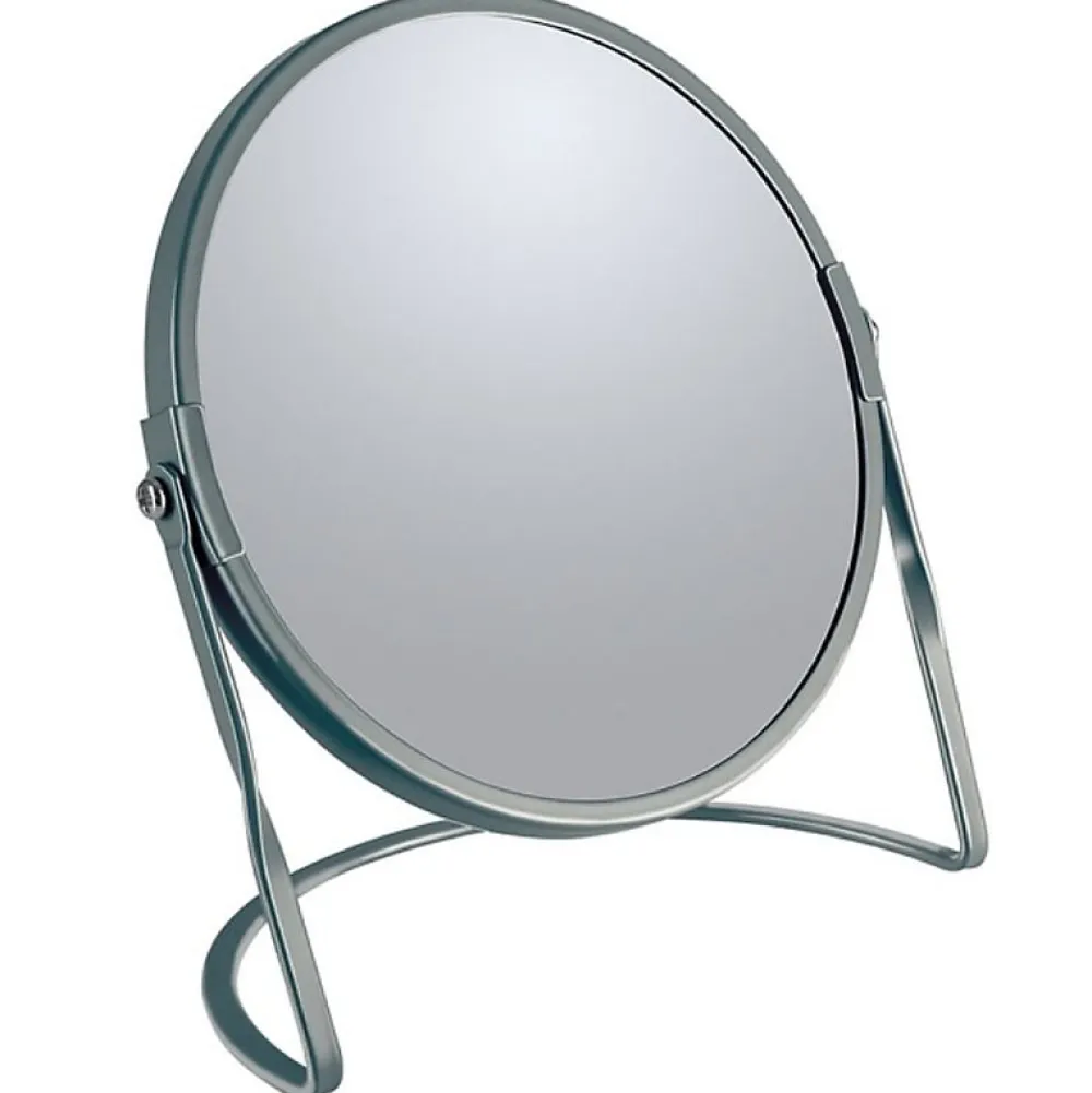 Spirella Miroir grossissant sur pied Acier AKIRA Gris mat