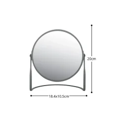 Spirella Miroir grossissant sur pied Acier AKIRA Gris mat