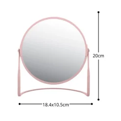Miroir Grossissant|Spirella Miroir grossissant sur pied Acier AKIRA Rose mat
