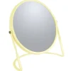 Miroir Grossissant|Spirella Miroir grossissant sur pied Acier AKIRA Jaune mat