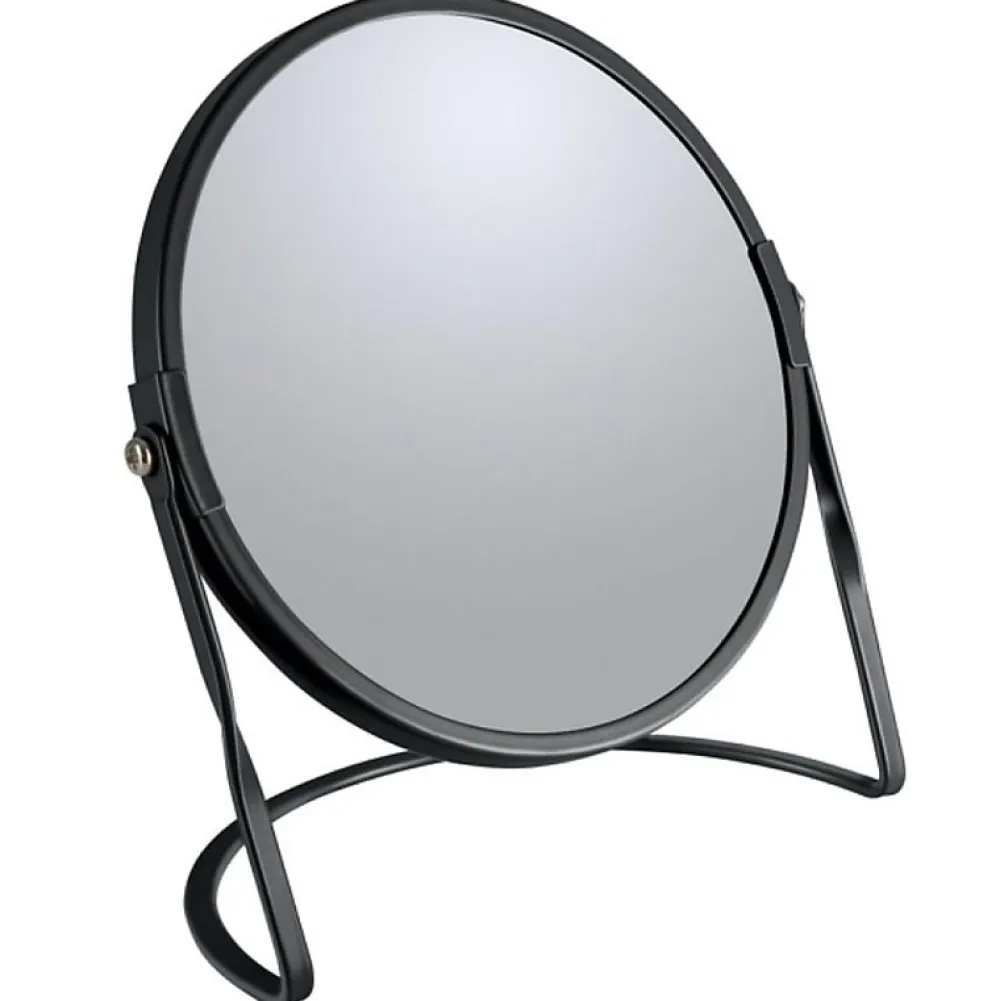 Spirella Miroir grossissant sur pied Acier AKIRA Noir mat