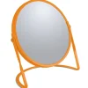 Miroir Grossissant|Spirella Miroir grossissant sur pied Acier AKIRA Orange mat