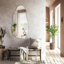 Tulup Miroir irrégulier 50 x 100 pour chambre 1 pièce
