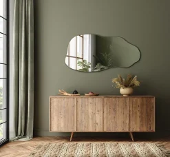 Miroir Simple|Tulup Miroir irrégulier 45 x 90 boho 1 pièce