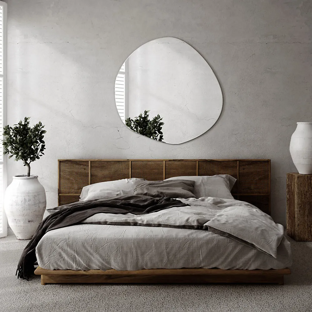 Miroir Grossissant|Tulup Miroir irrégulier 67 x 68 pour salle de bain 1 pièce