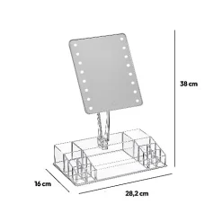 5Five Miroir led 14 compartiments Transparent Selena -