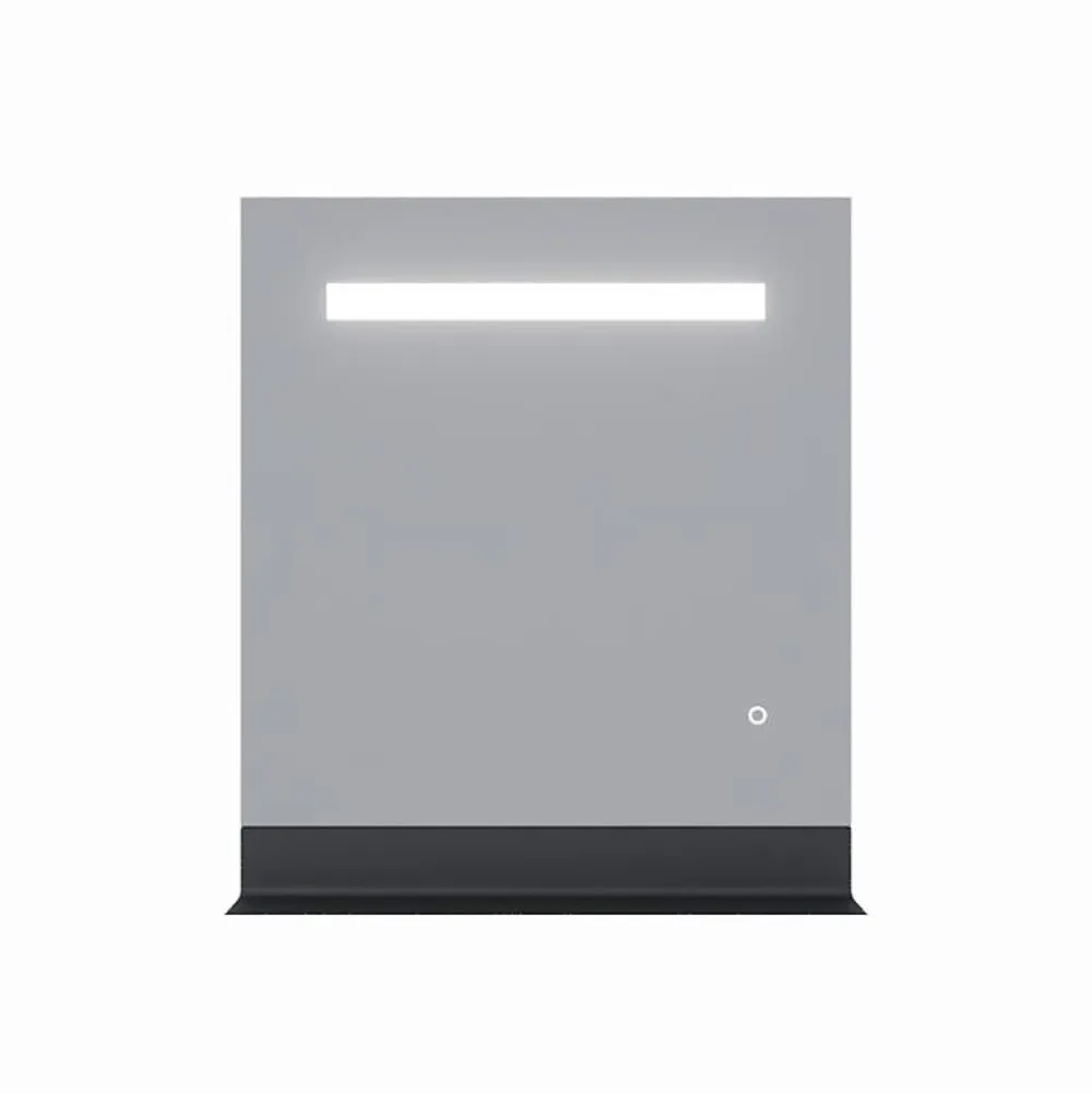 Cuisibane Miroir lumineux antibuée ETAL 70x80 cm avec tablette de rangement
