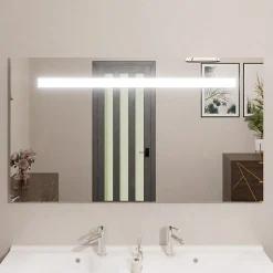 Miroir Lumineux|Cuisibane Miroir lumineux ELEGANCE 140x80 cm - sans interrupteur