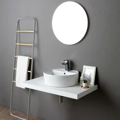 Miroir Grossissant|Kiamami Valentina Miroir Moderne Rond 60 Cm Sans Cadre