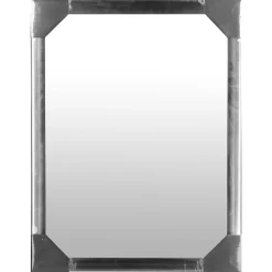 Miroir Simple|Atmosphera Créateur D'Intérieur Miroir Mural à Accrocher Blanc 34x44cm - Blanc- Atmosphera