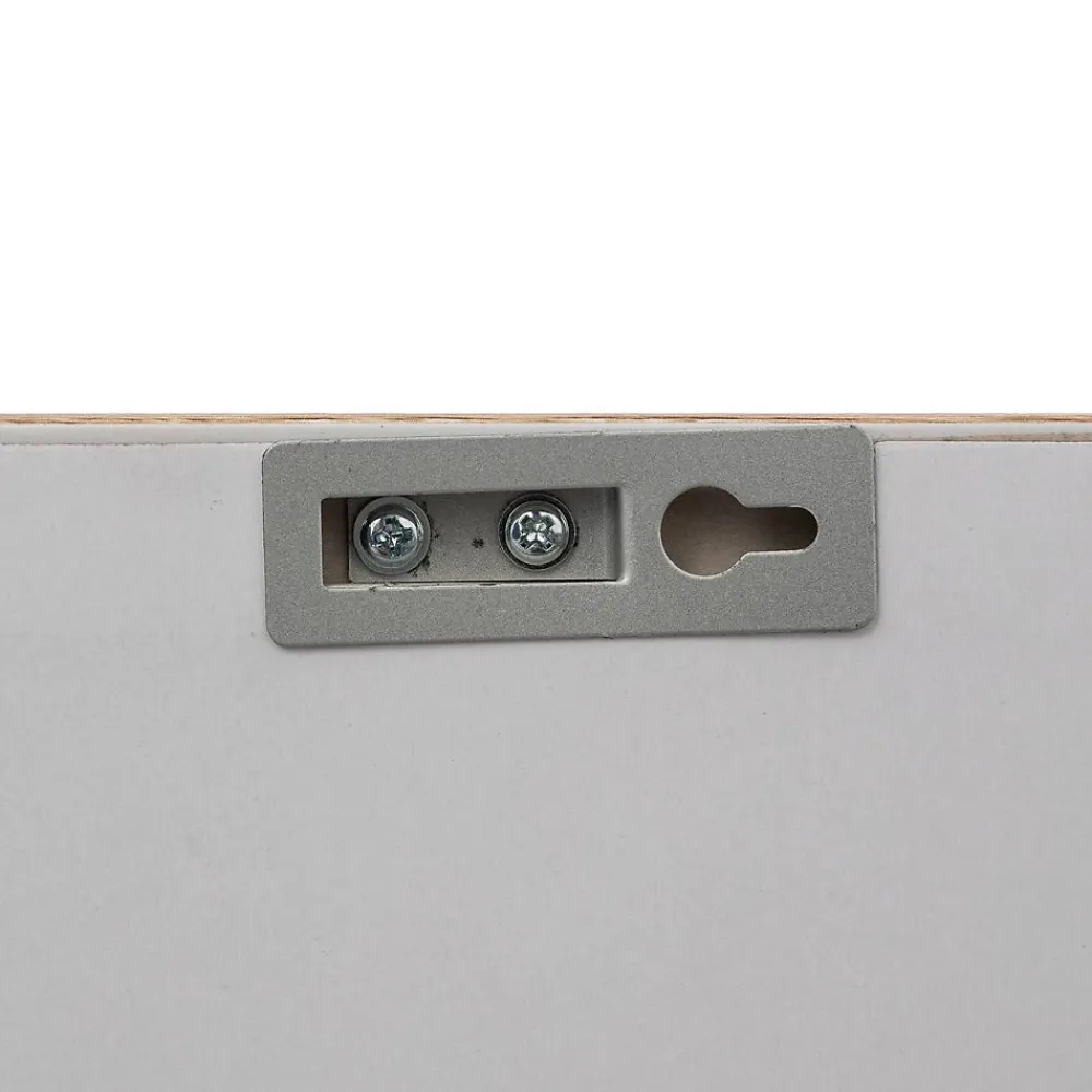 Miroir Simple|Atmosphera Créateur D'Intérieur Miroir Mural à Accrocher Blanc 34x44cm - Blanc- Atmosphera