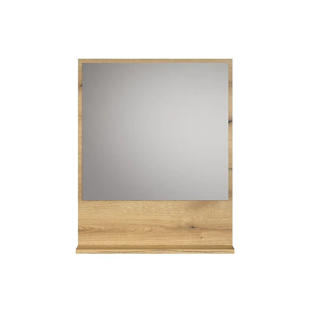 Calicosy Miroir mural avec 1 tablette L60 cm - PUREBLISS