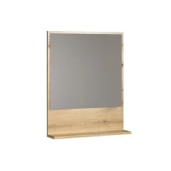 Calicosy Miroir mural avec 1 tablette L60 cm - PUREBLISS