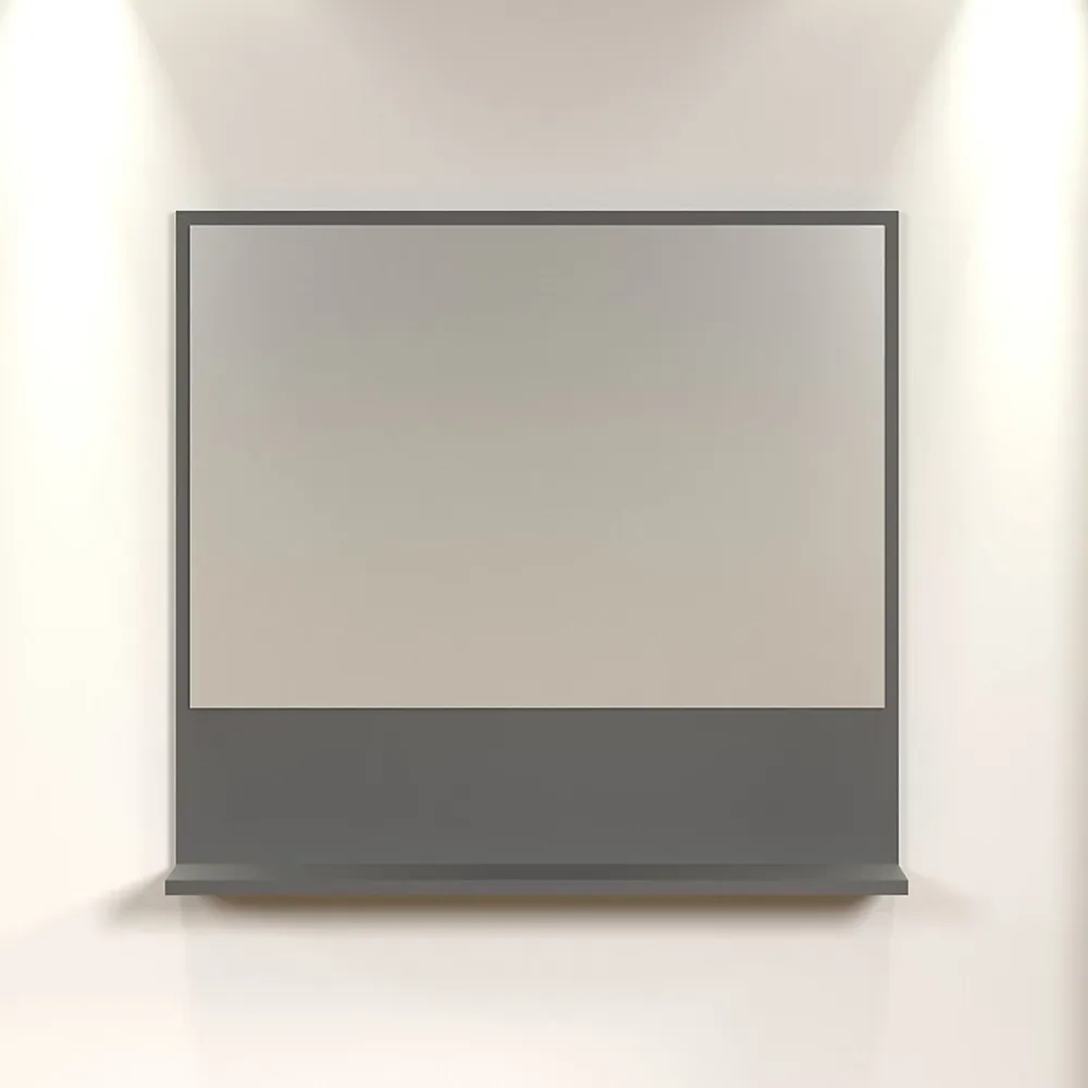 Calicosy Miroir mural avec 1 tablette L80 cm - PUREBLISS