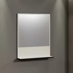 Etagère Salle De Bains|Calicosy Miroir mural avec 1 tablette L60 cm - PUREBLISS