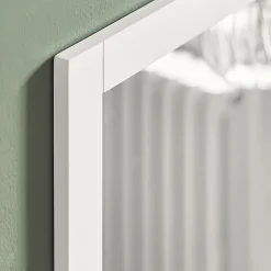 Sobuy Miroir Mural Meuble Salle de Bain avec 1 étage plateau, FRG129-W,