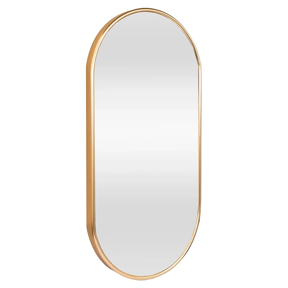 Helloshop26 Miroir mural ovale 40 x 80