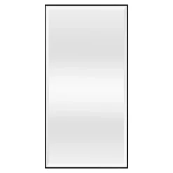 Miroir Simple|Helloshop26 Miroir mural rectangulaire 102 x 52 noir