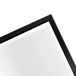 Miroir Simple|Helloshop26 Miroir mural rectangulaire 102 x 52 noir